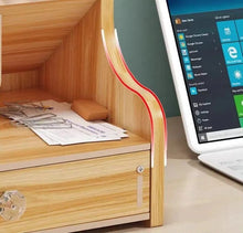 Carregar imagem no visualizador da galeria, Organizador de Canetas de Mesa em Madeira