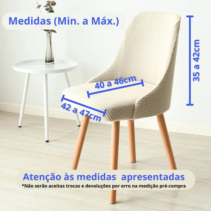 Kit Capas de Cadeira Impermeável