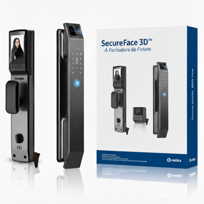 Fechadura Inteligente - SecureFace 3D™